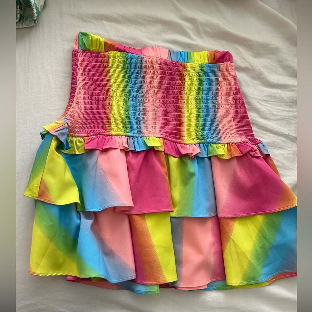 Colorful Endless rose skirt so cute!